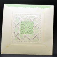 Q 122 Green A (Asian Wedding Card)