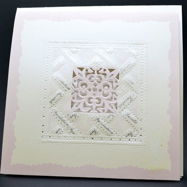 Q 122 Pink A (Asian Wedding Card)