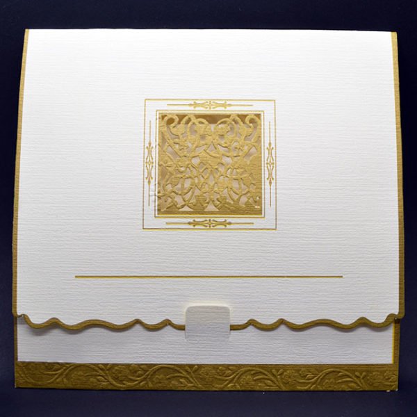 Q 140 A Gold (Royal Wedding Card)