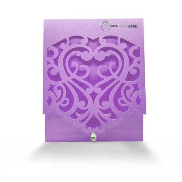 Shaadi Card Purple