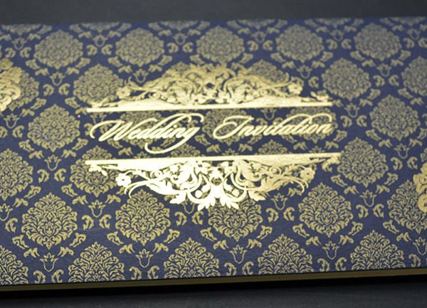 IC4 Blue A (Royal Asian Wedding Card)