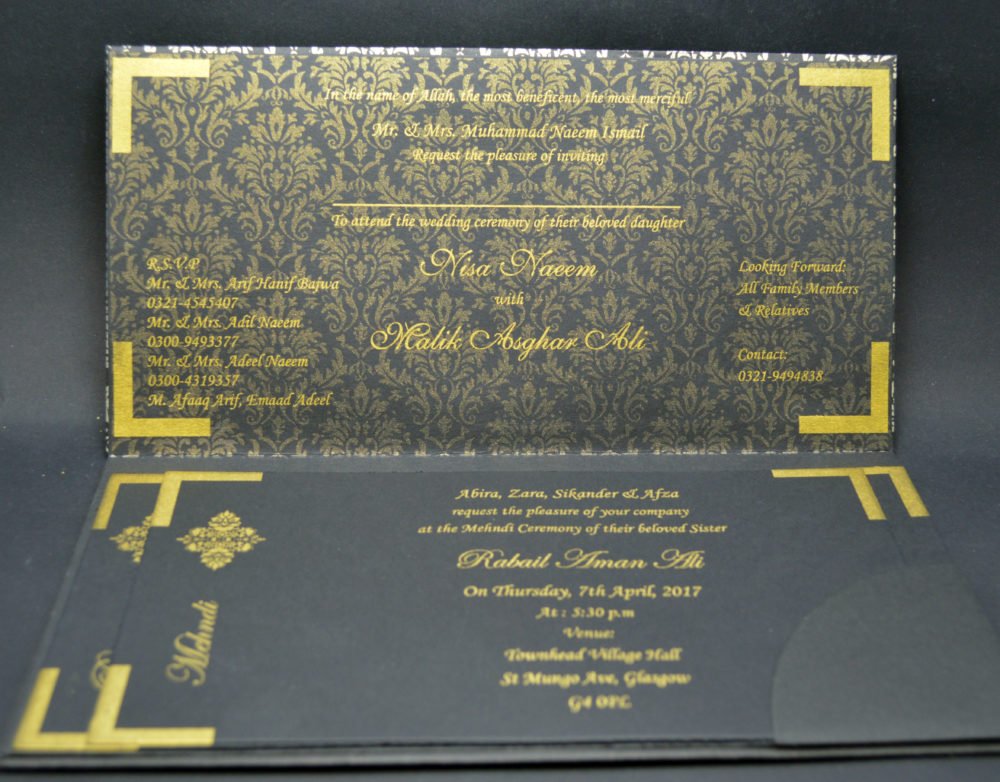MB Black B (Asian Wedding Card) - Image 2