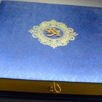 Blue box Special A (Royal Asian Wedding Card)