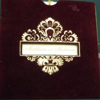 HR 103 Red Velvet A(Royal Wedding Card)