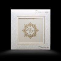 IC107 Ivory small (New Arrival) Shaadi Card