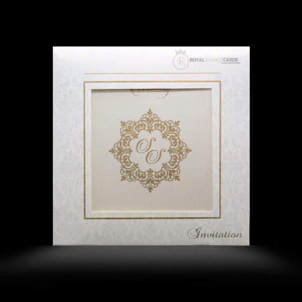 IC107 Ivory small (New Arrival) Shaadi Card