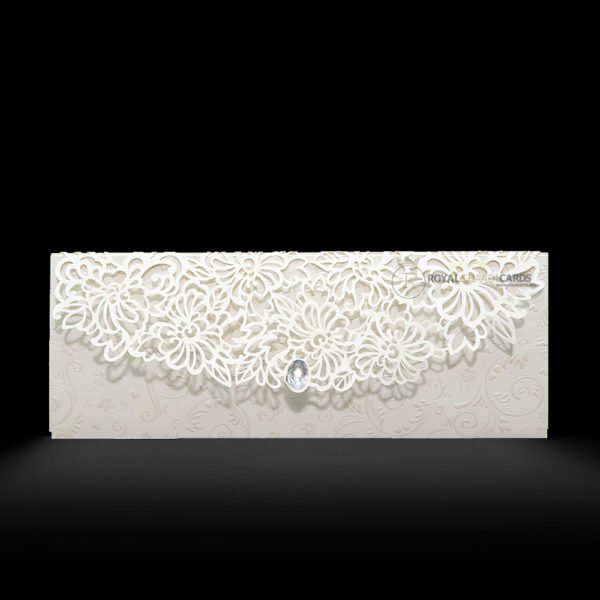 DLW11913 G (New Arrival)Royal Laser Shaadi Card