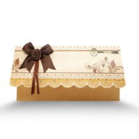 ribbon wedding card
