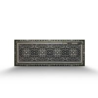 black silver wedding card