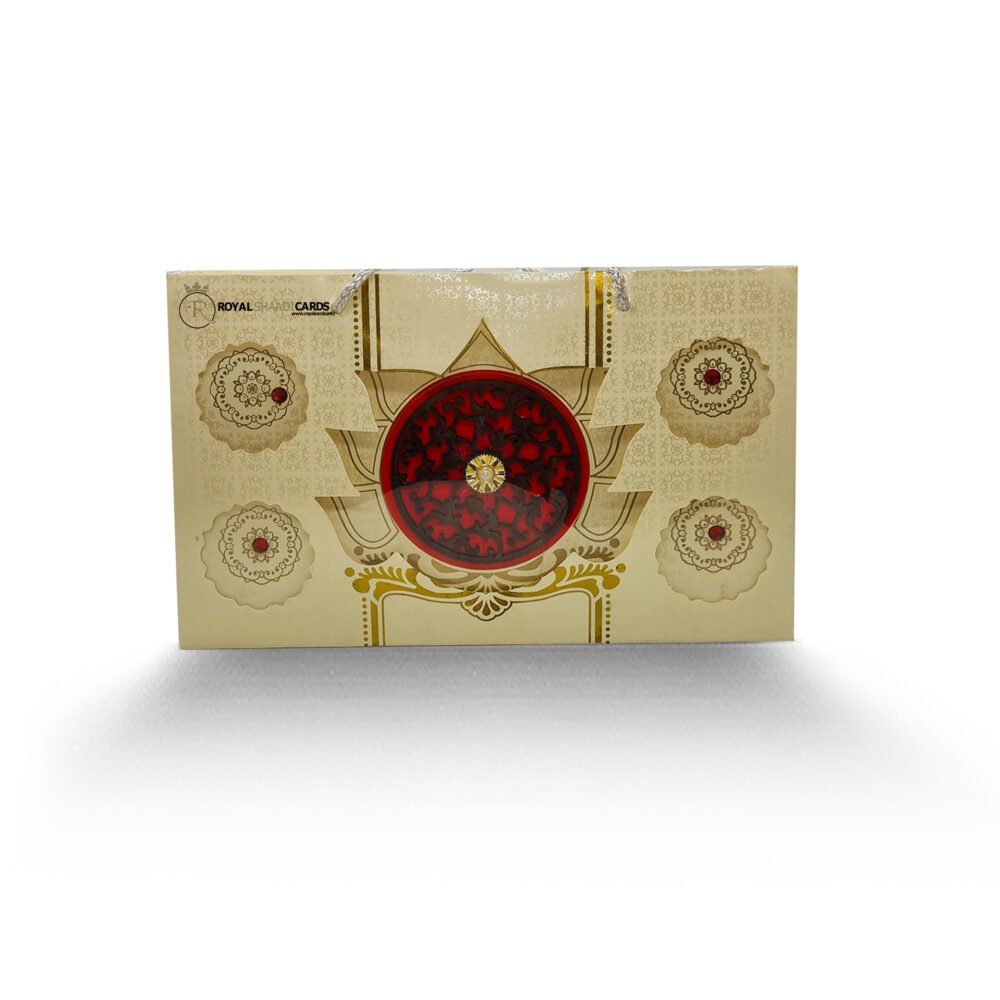 Cream and Gold Asian Shaadi Card