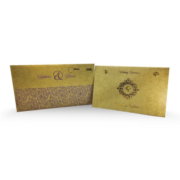 Dark Green Indian asian shaadi Card