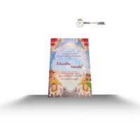 Digital Asian Wedding Card Insert Example