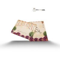 Maroon and Cream Asian Shaadi Card