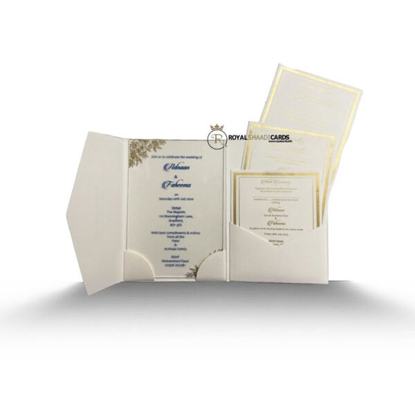 Asian Wedding Invitation Card