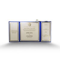 Blue Shaadi Card Inside