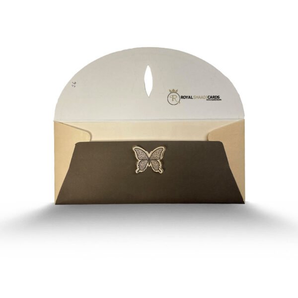 Brown-Butterfly-Design-Wedding-Invitation
