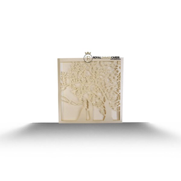 Laser Cut White Card