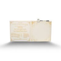Paisley Design Wedding Card - Inside