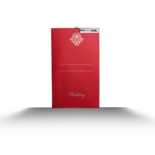 Pink Wedding Card Front