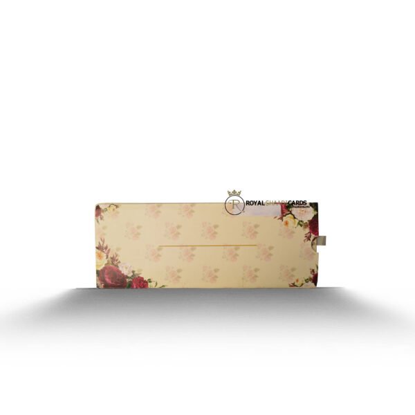 Rose Design Envelope Back