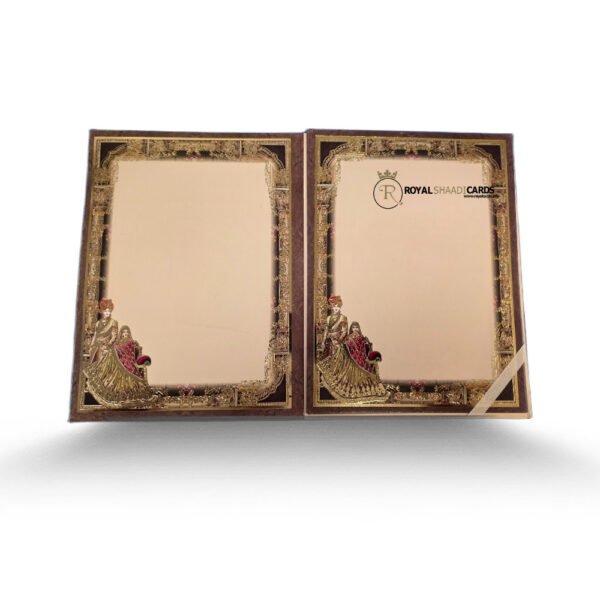 Mughal Style Bag Wedding Card Insert