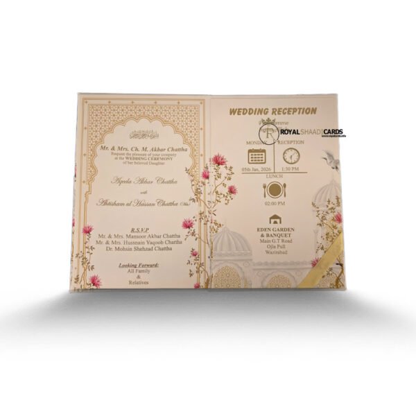 Save The Date Asian Wedding Card Insert
