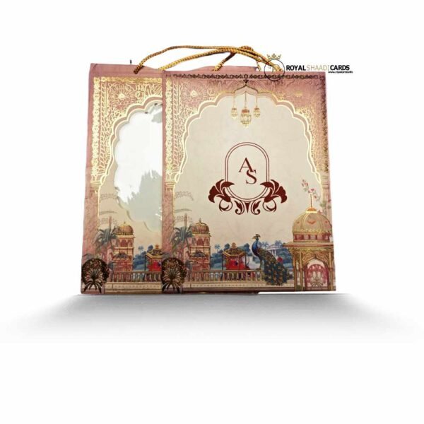 traditional asian wedding card