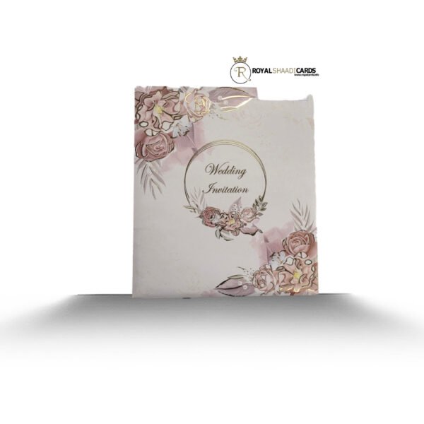 Floral Design Asian Wedding Inviation