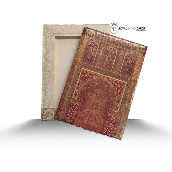 Traditional Indian Door Wedding Shaadi Card