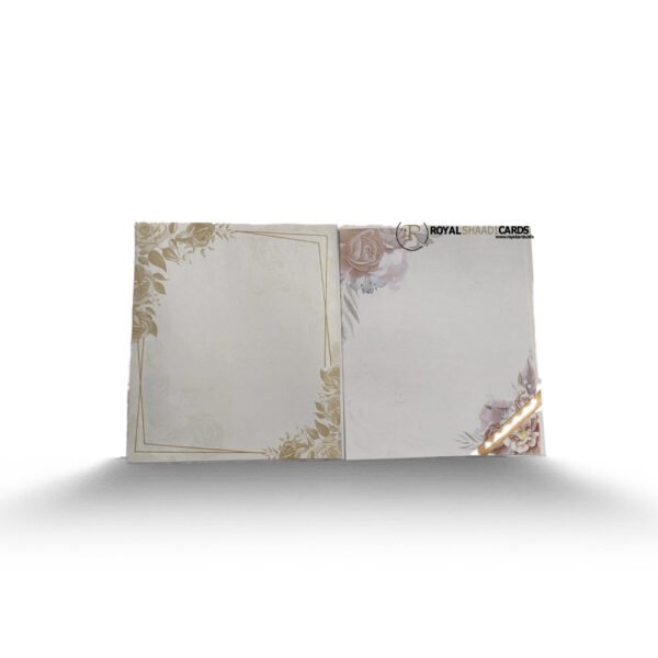 Traditional Indian Door Wedding Shaadi Card Inside